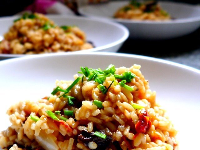 Risotto de hongos