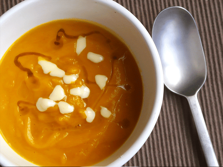 sopa crema de zapallo