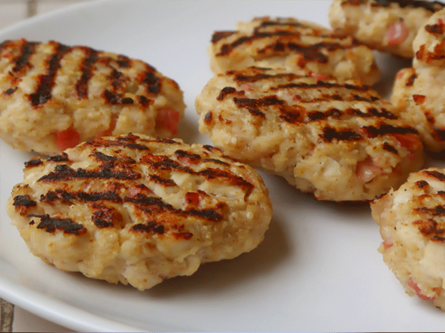 hamburguesas de pollo