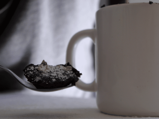 Mug cake de chocolate