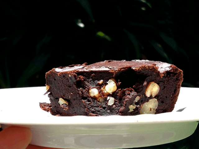 brownie sin azúcar