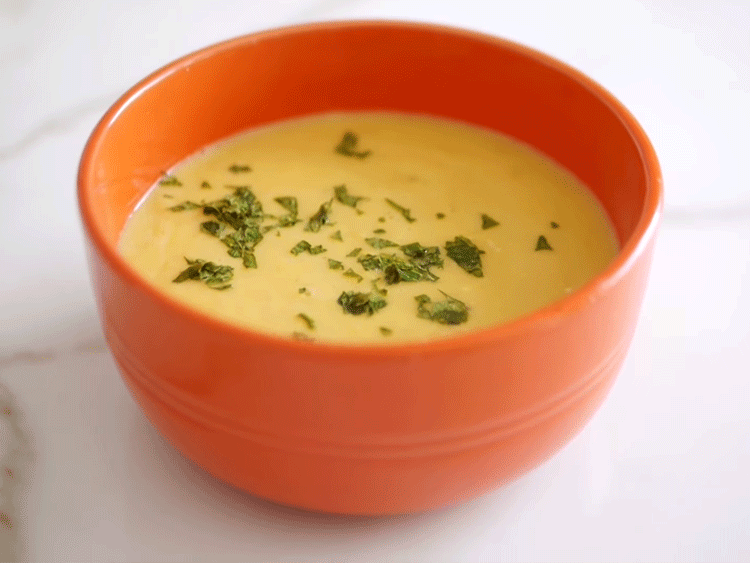 sopa crema de choclo