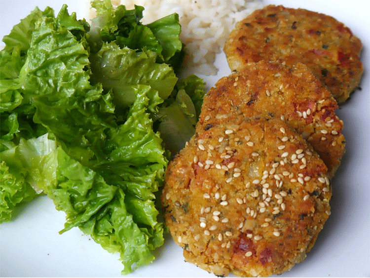 hamburguesas de avena