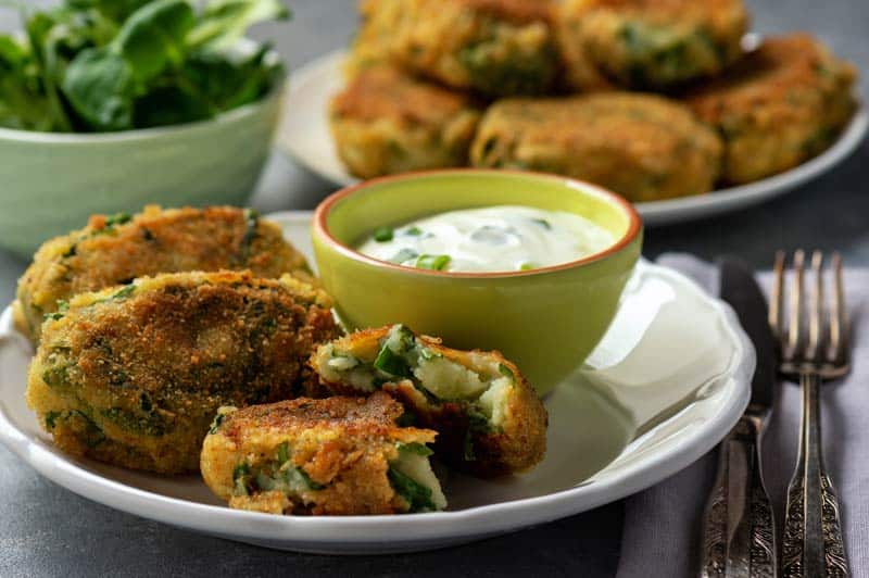 Torrejas de espinaca al horno