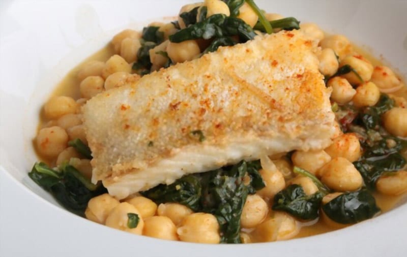 Bacalao con garbanzos