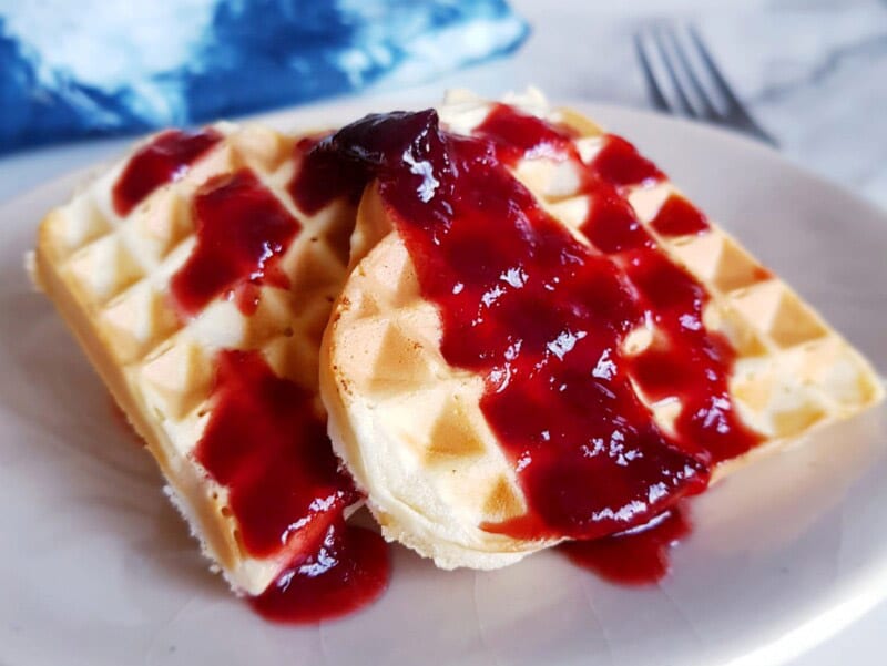 como hacer waffles