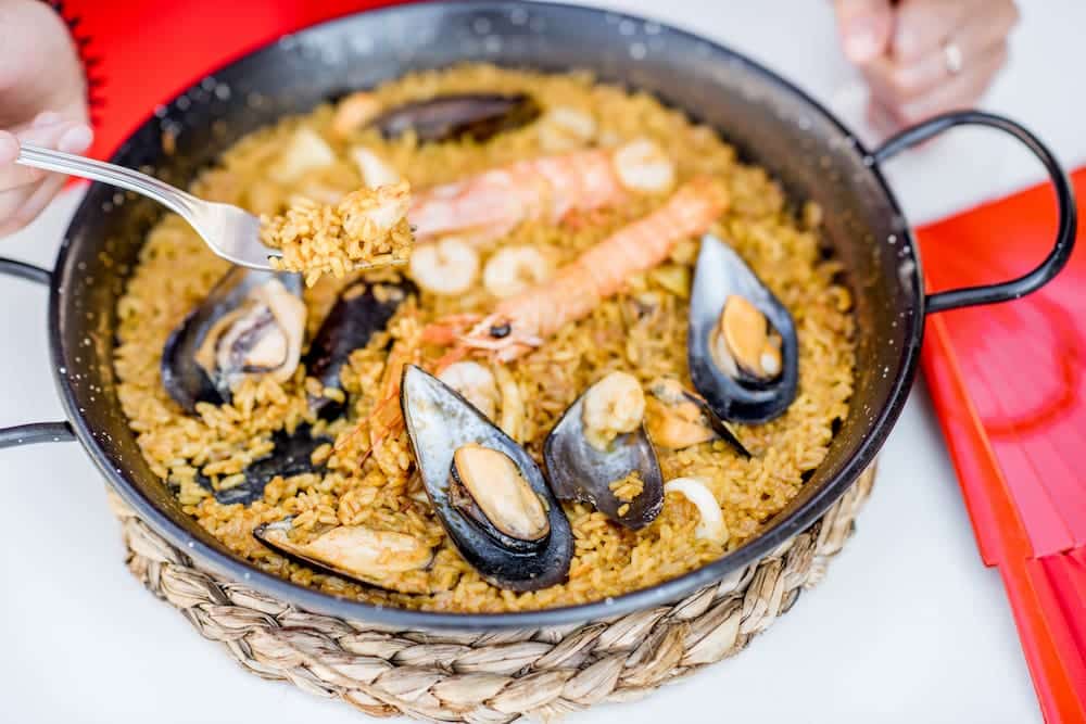 como hacer paella de mariscos