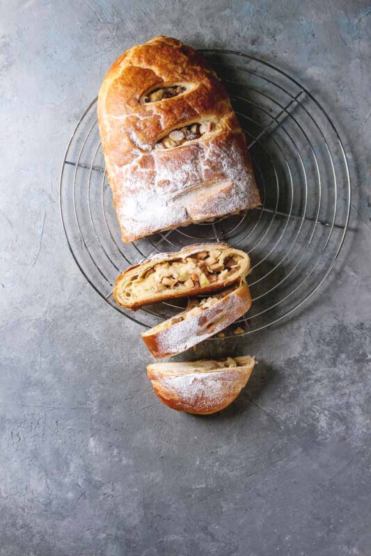 Como hacer un strudel de manzana