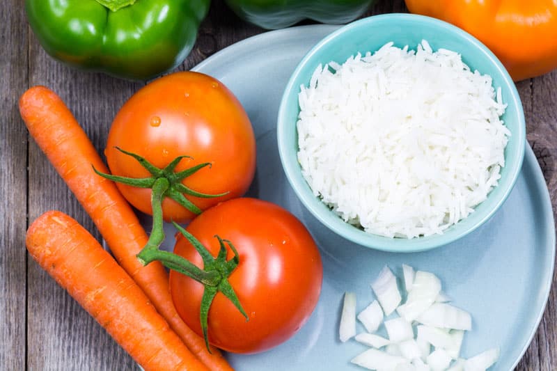 Arroz blanco perfecto para una ensalada de arroz