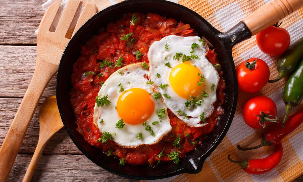 Receta de huevos rancheros