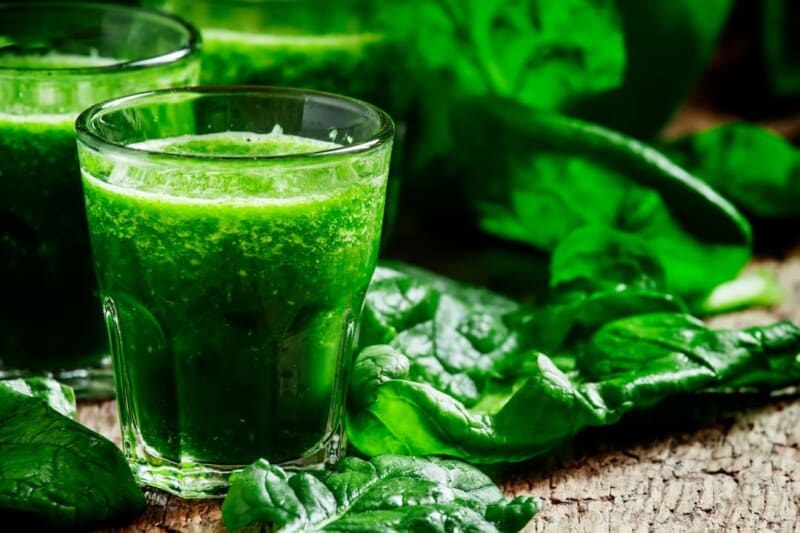 beneficios del jugo verde