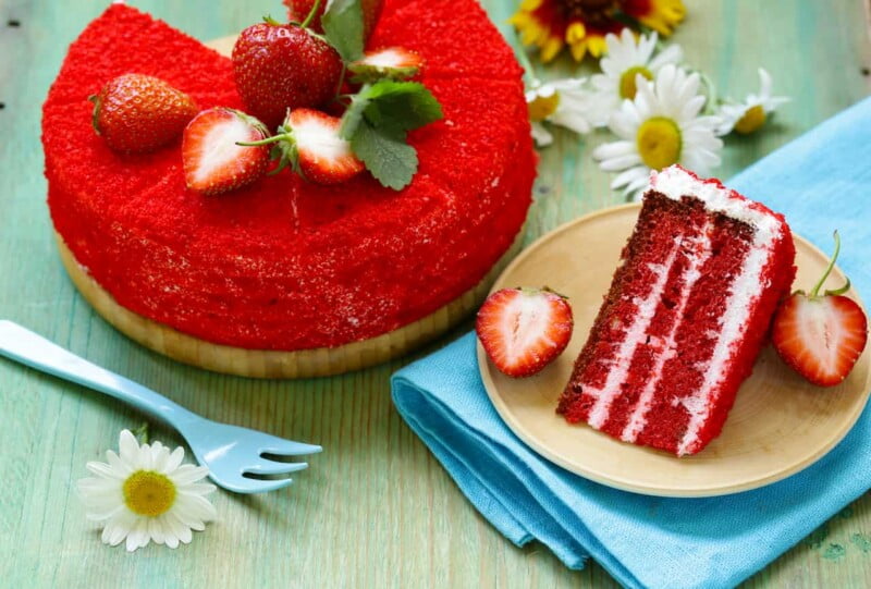 red velvet receta