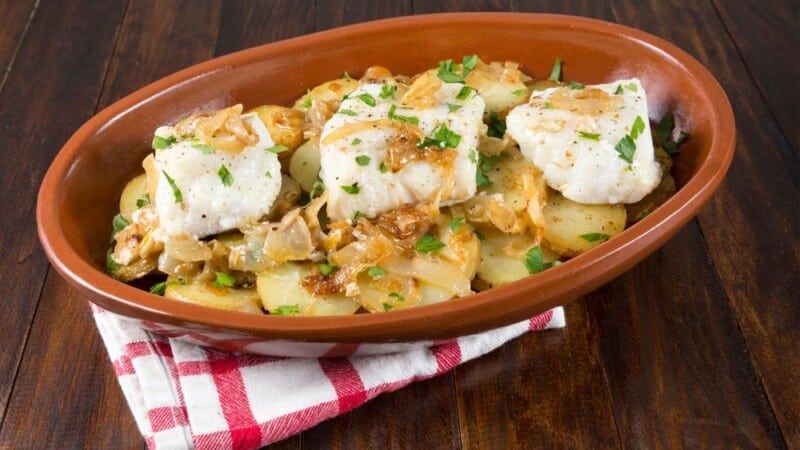 Receta de bacalao a la portuguesa