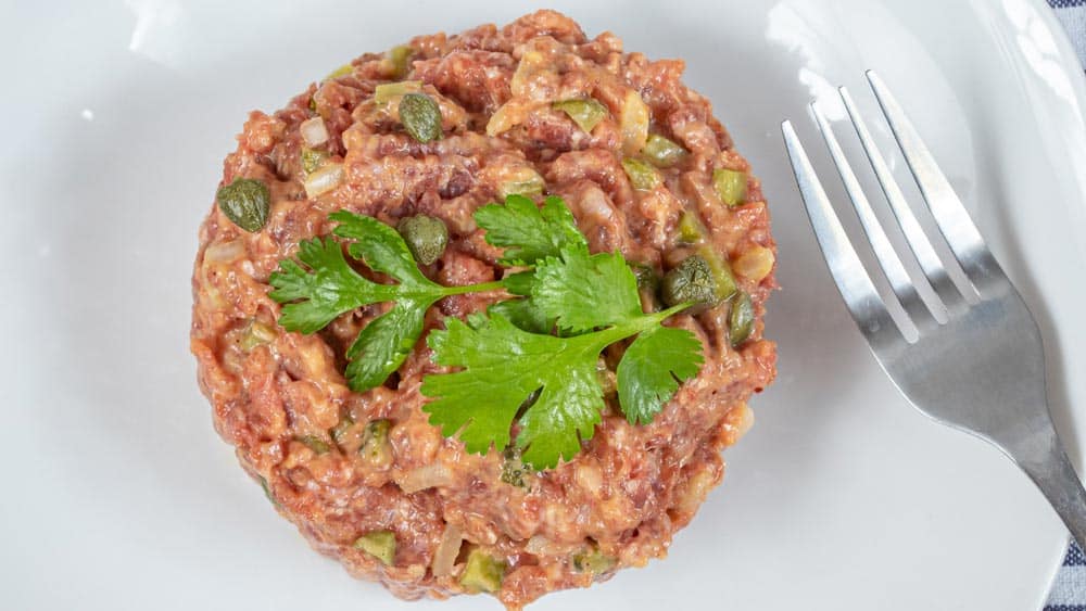 Receta de steak tartar