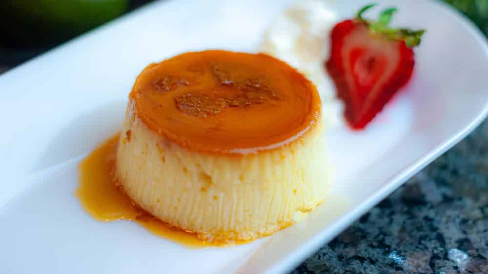 receta flan de queso