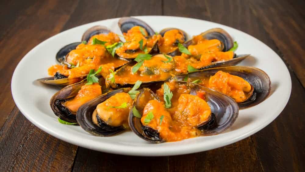 receta de mejillones a la marinera