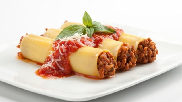 como hacer canelones con carne