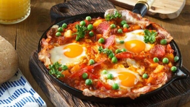 como hacer huevos a la flamenca