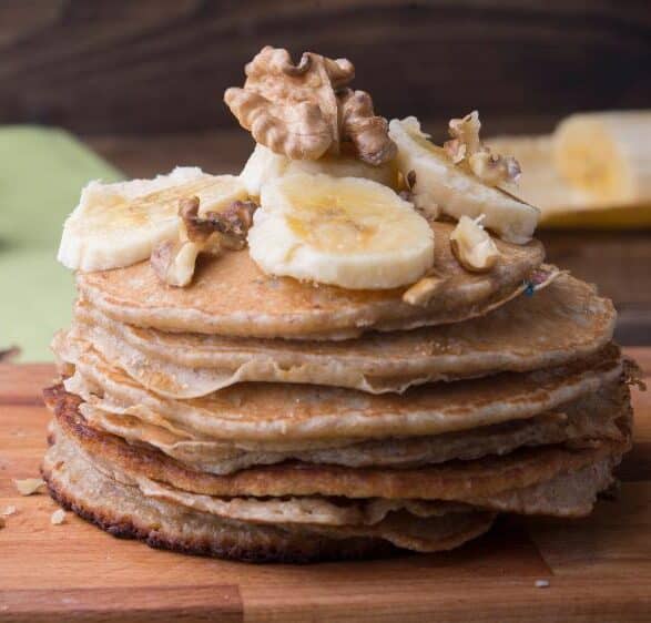 receta de tortitas de avena con platano