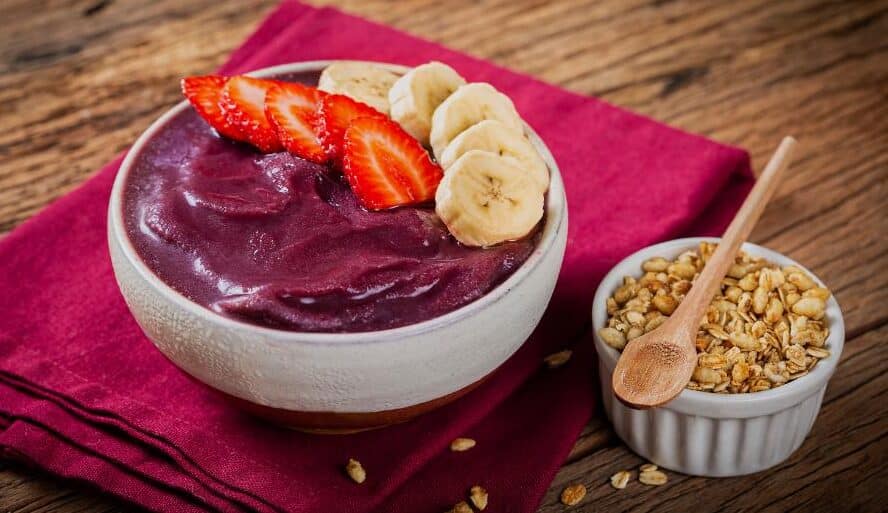 receta de açaí bowl