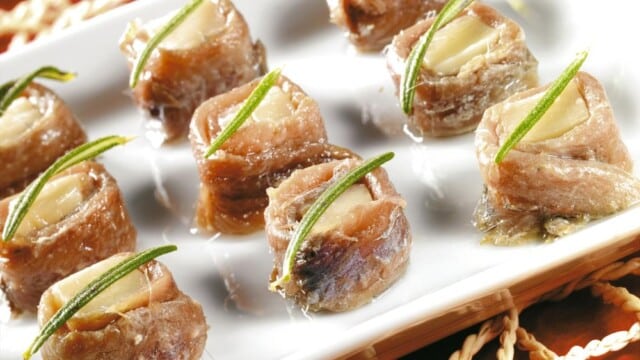 recectas con anchoas