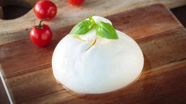 receta fácil de burrata