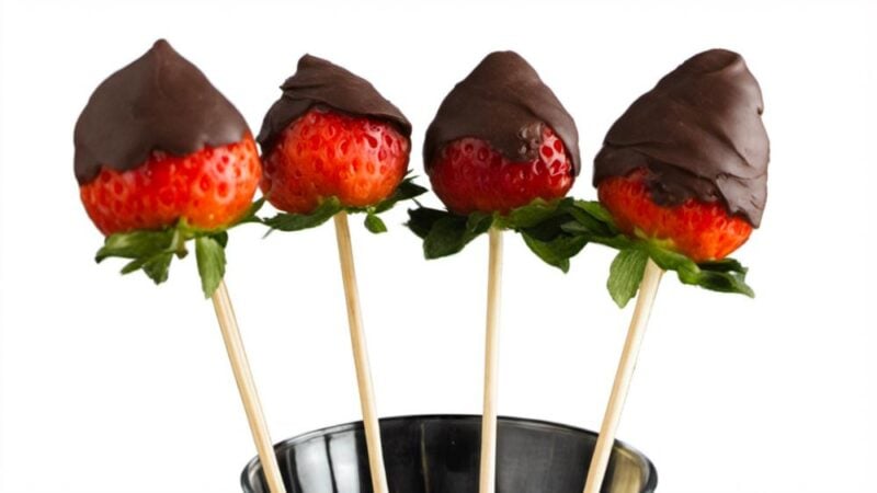 como hacer fresas con chocolate