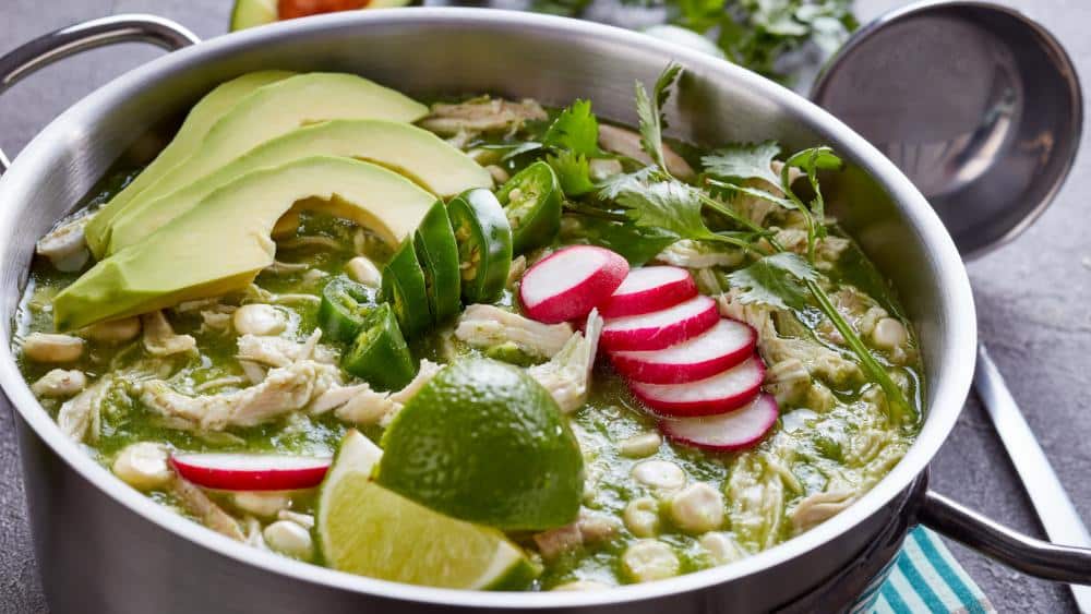 receta de pozole verde de pollo