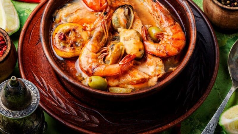 como hacer sopa de mariscos