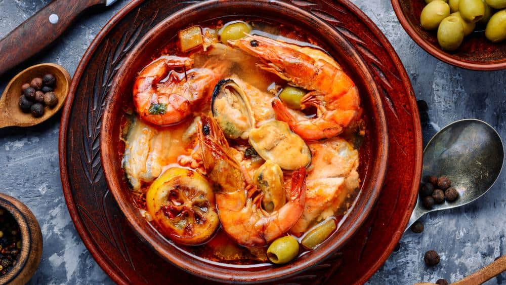 receta de sopa de mariscos