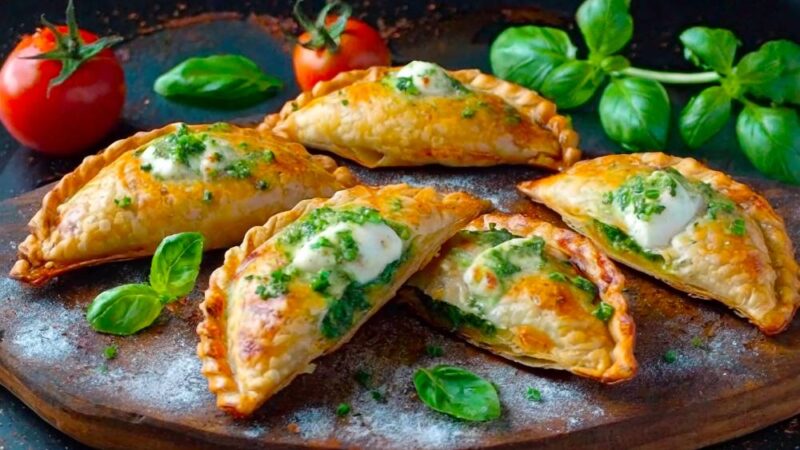 receta facil de empanadas caprese