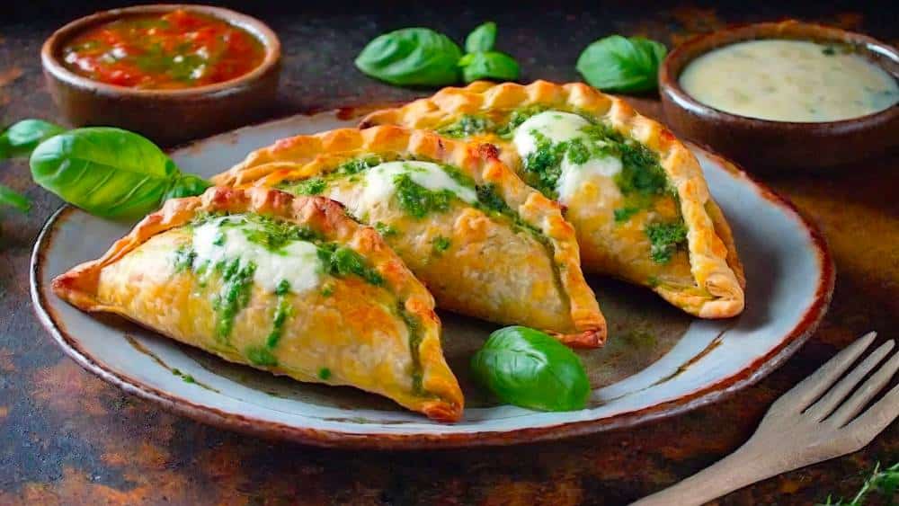 receta de empanadas caprese