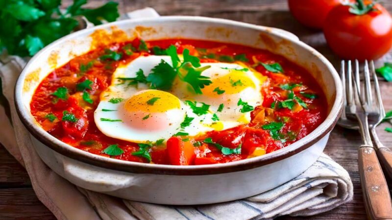 como hacer shakshuka