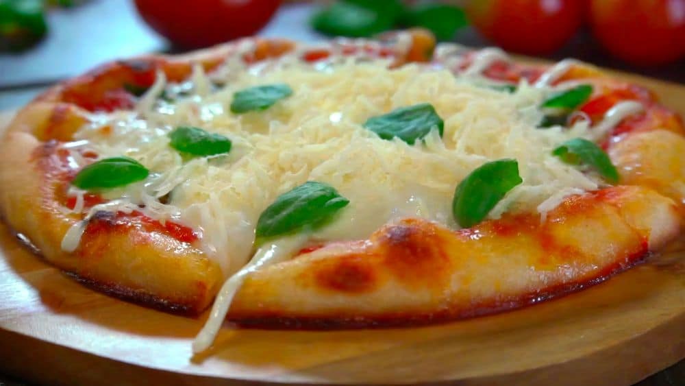 pizza frita casera