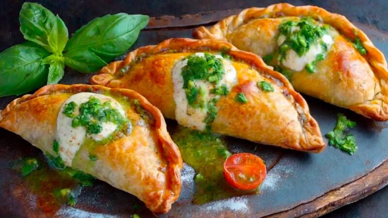 como hacer empanadas caprese