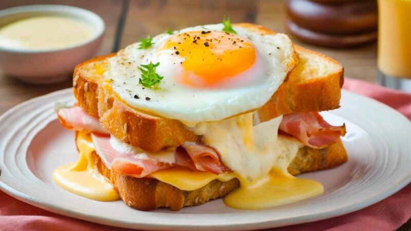 cómo hacer croque madame