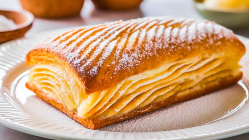 como hacer sfogliatella casero