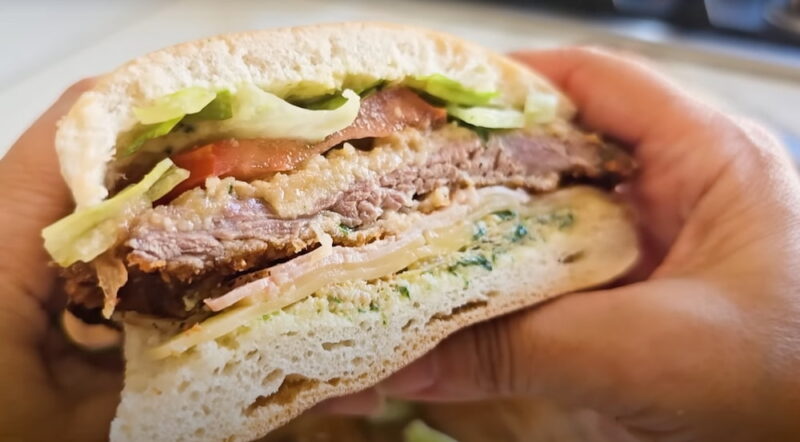 receta facil de sándwich de milanesa
