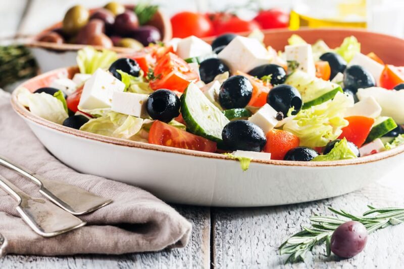 como hacer ensalada griega casera