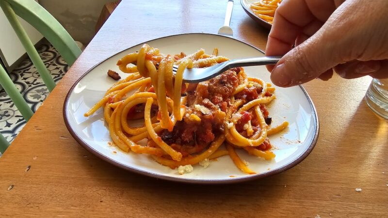 pasta amatriciana paulina cocina